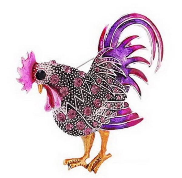 Broche "Coq"