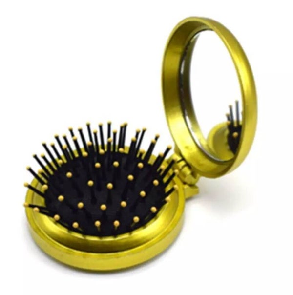 Brosse et miroir sac à main 07