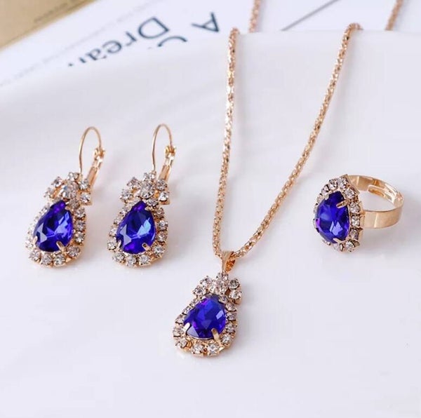 Parure bleue