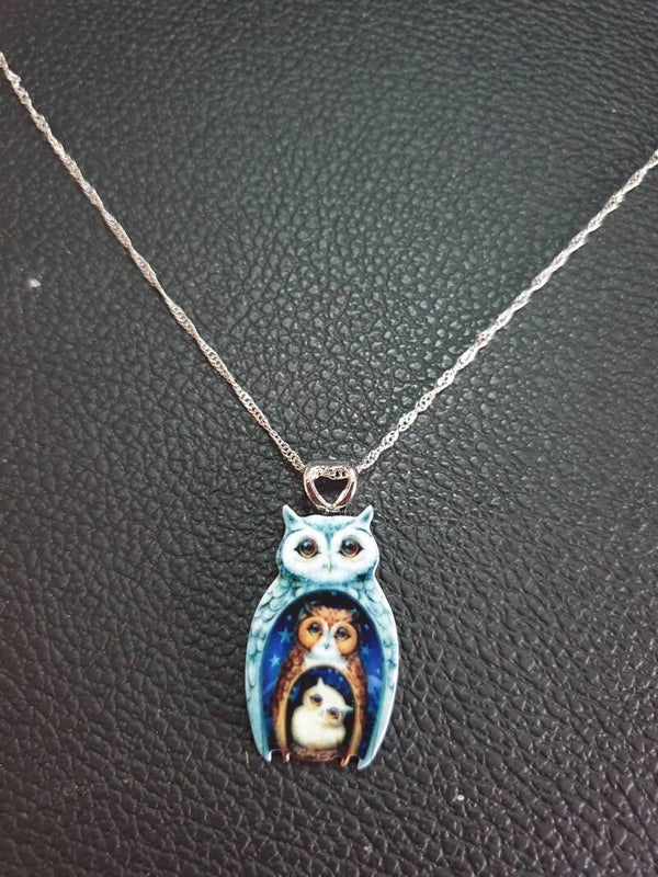 Collier "Chouette Chouette Chouette"