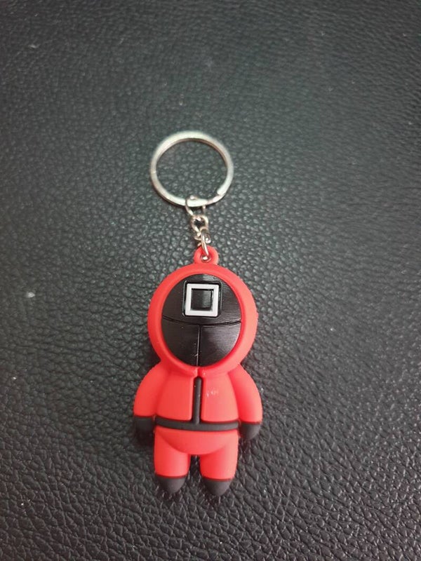 Gardien Squid game carré en relief