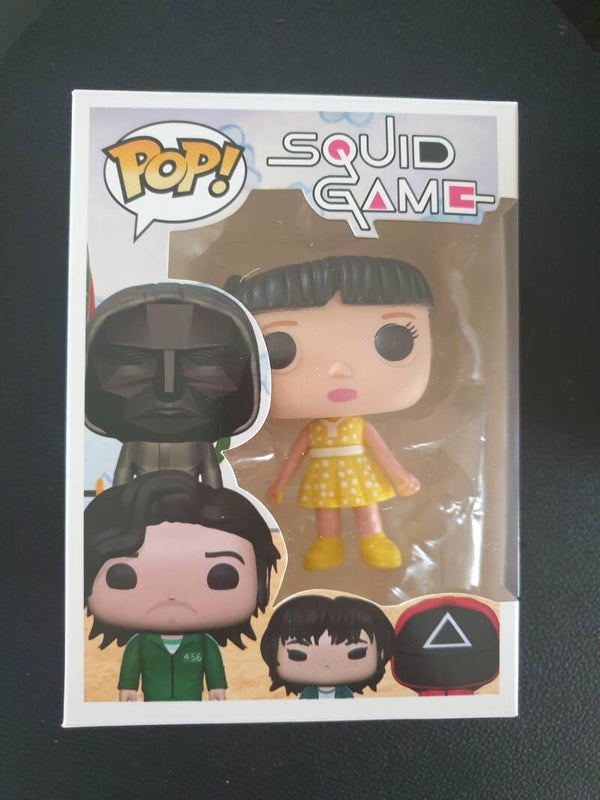Figurine pop Squid game Poupée 1, 2, 3 soleil