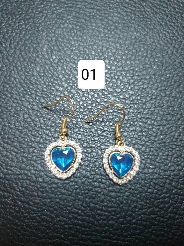 Boucles d'oreilles coeur 01