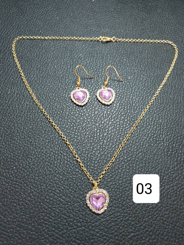 Parure coeur 03