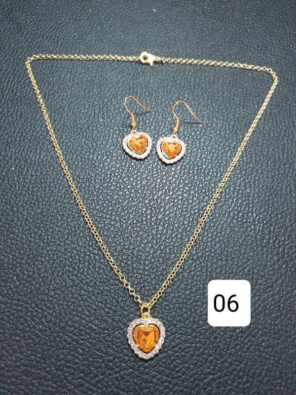 Parure coeur 06