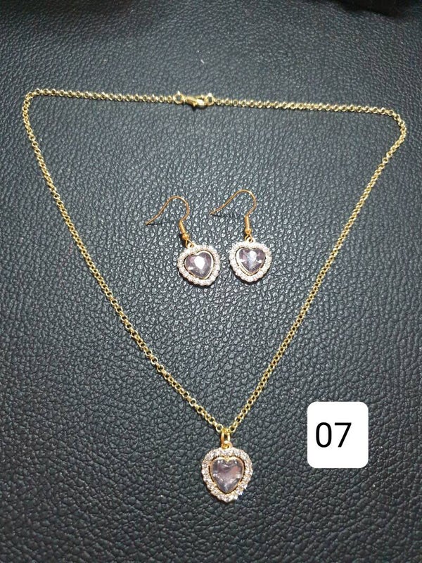 Parure coeur 07