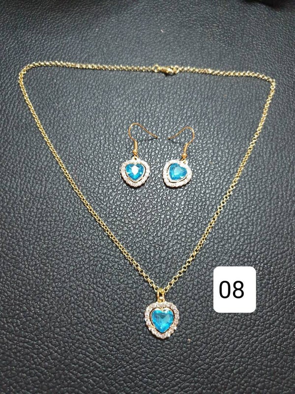 Parure coeur 08