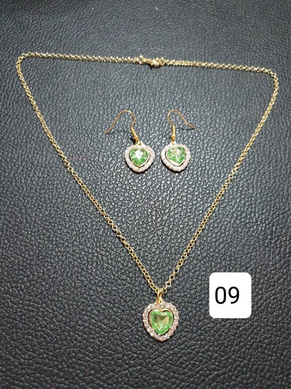 Parure coeur 09