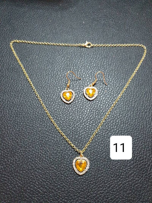 Parure coeur 11