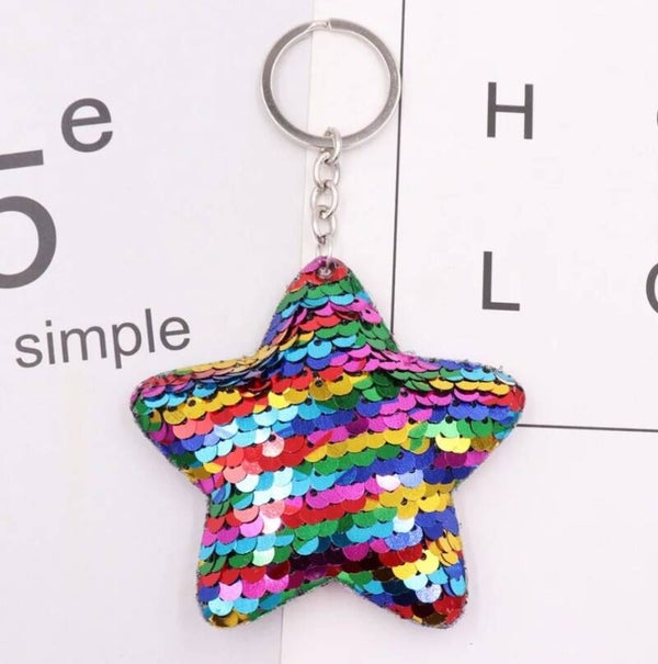 Sequins étoile multicolore