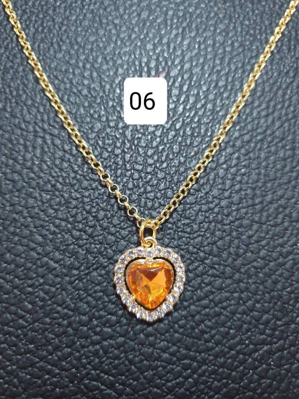 Collier coeur 06