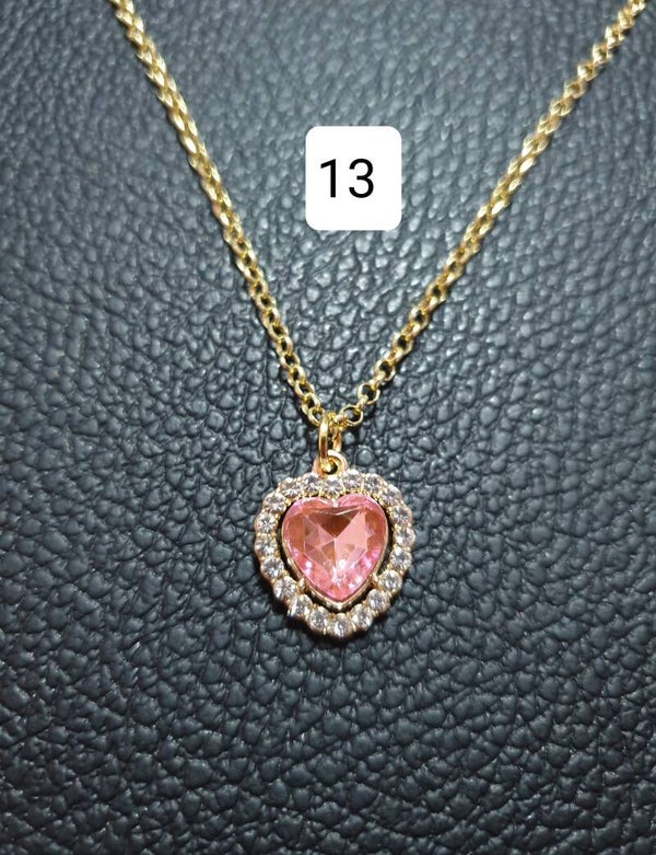 Collier coeur 13