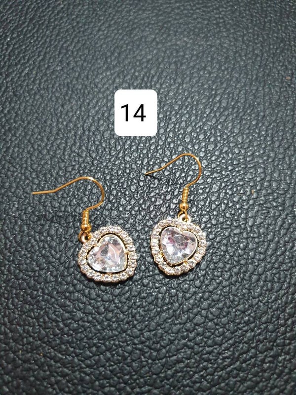 Boucles d'oreilles coeur 14