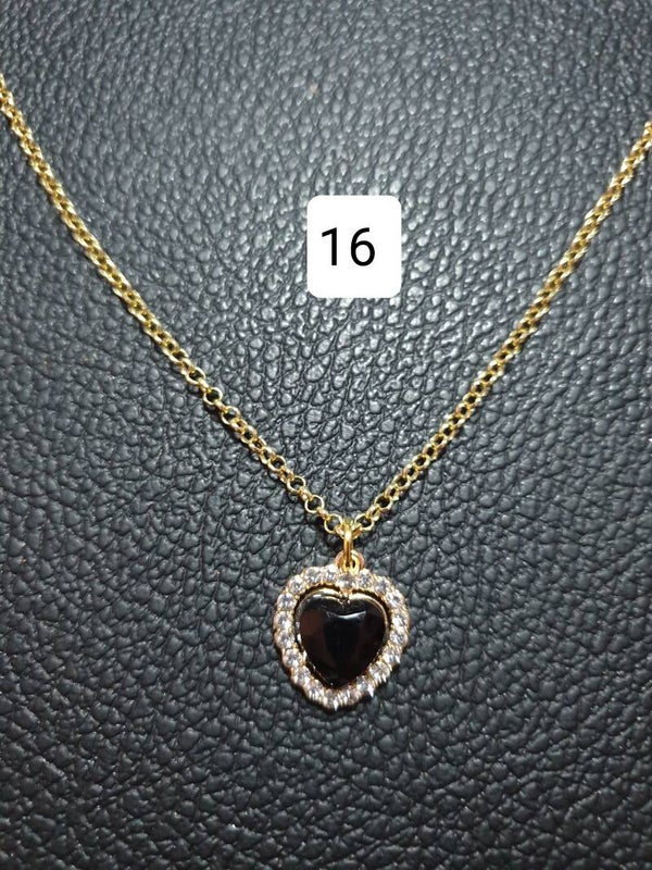 Collier coeur 16