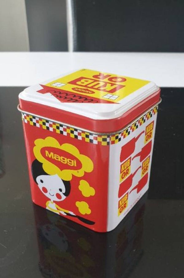 Boîte à épices collector "Cube or"