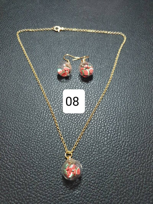 Parure boule fruit 08 pastèque