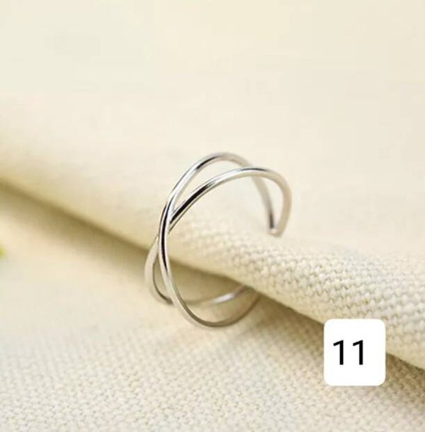 Bague fantaisie ajustable 11