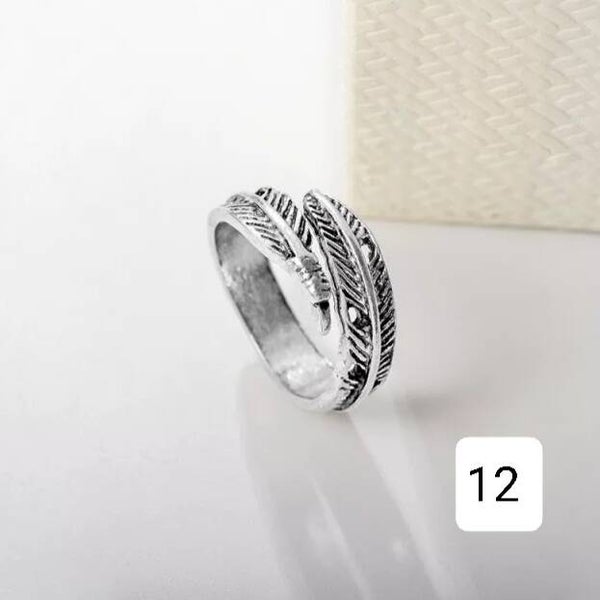Bague fantaisie ajustable 12