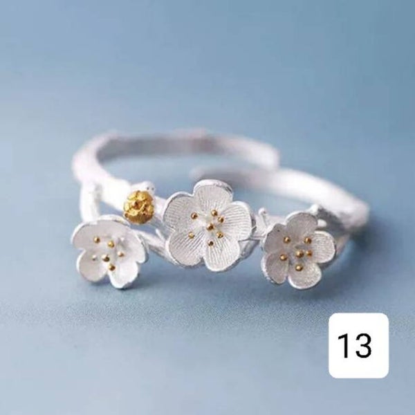 Bague fantaisie ajustable 13