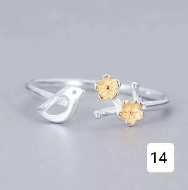 Bague fantaisie ajustable 14