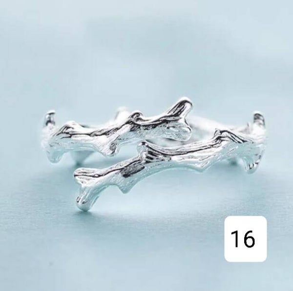 Bague fantaisie ajustable 16