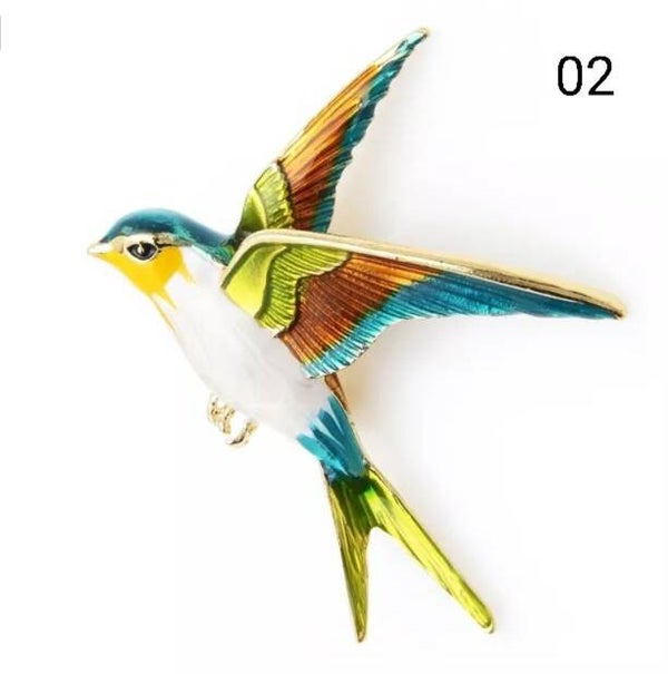 Broche "Oiseau" 02