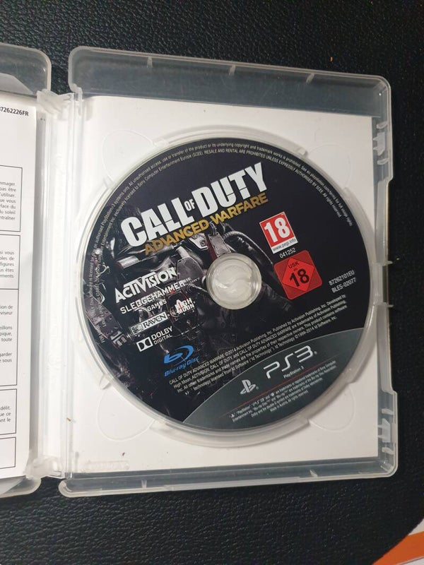 Jeu "Call of duty" PS3
