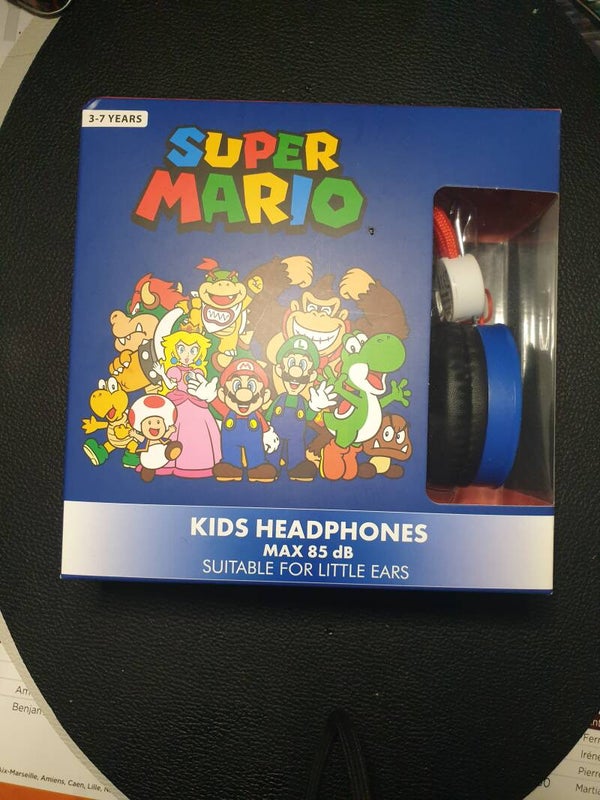 Casque audio "Mario"