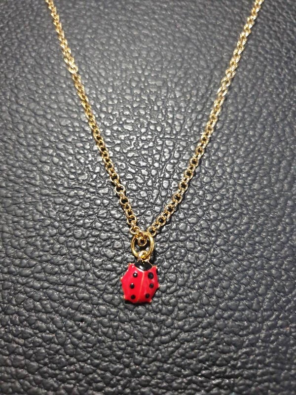 Collier coccinelle