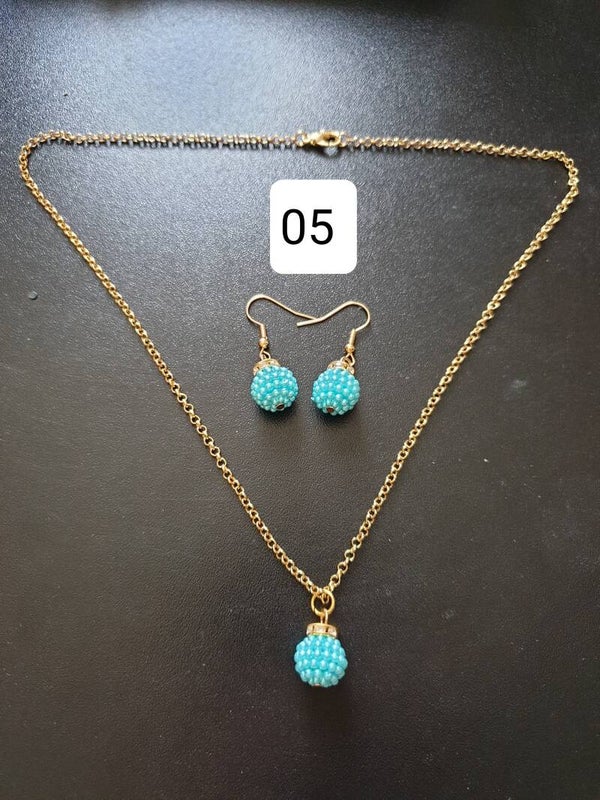 Parure fantaisie "Boules disco" 05