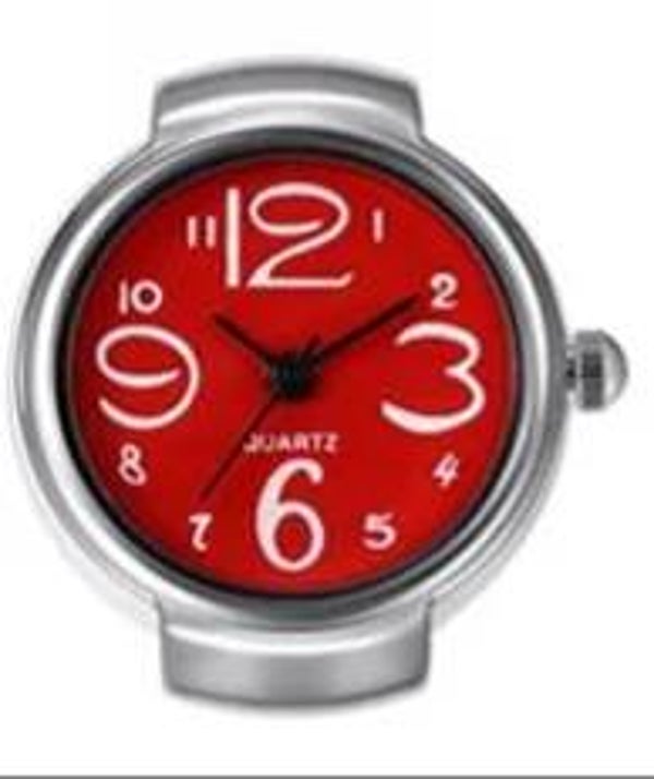 Bague montre rouge