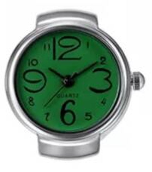 Bague montre verte