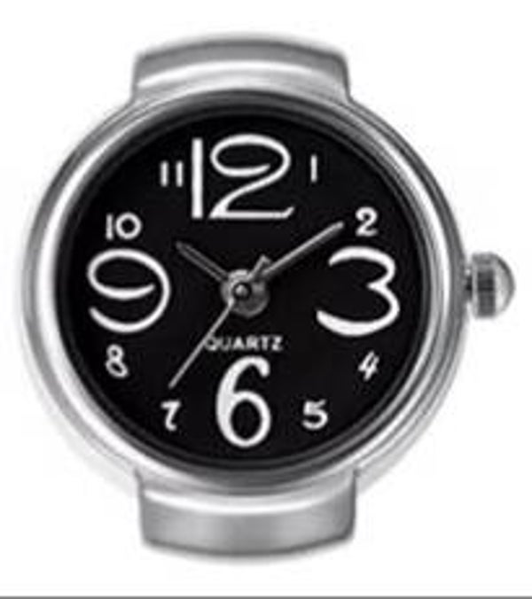 Bague montre noire