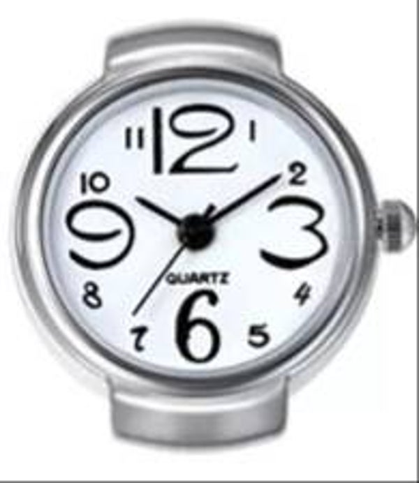 Bague montre blanche