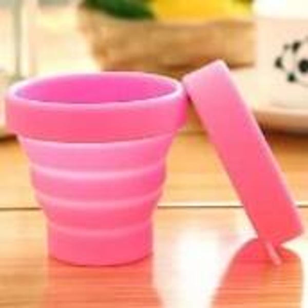Verre silicone retractable rose