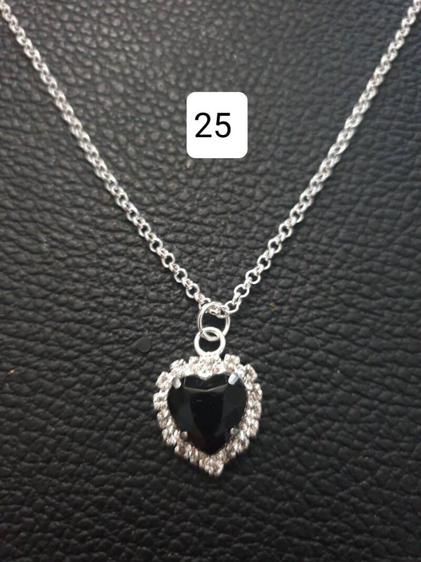 Collier coeur 25