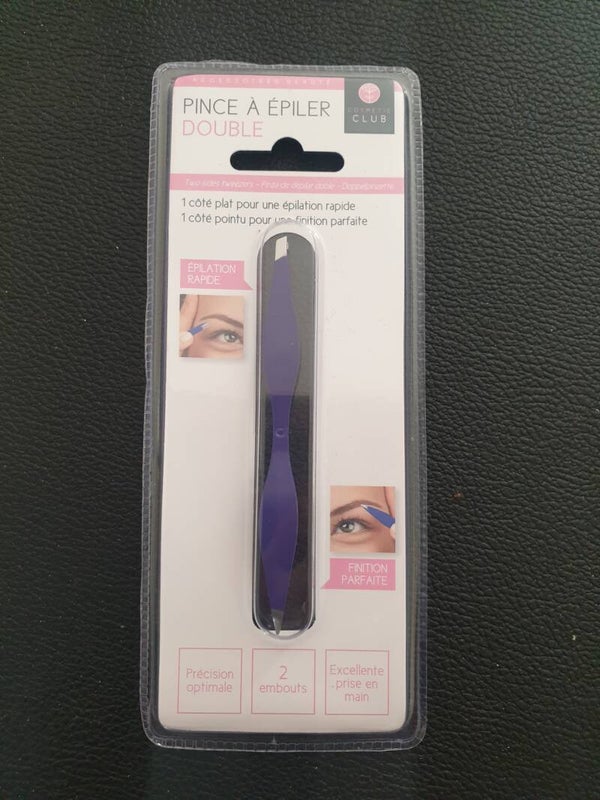 Pince à  épiler double violette