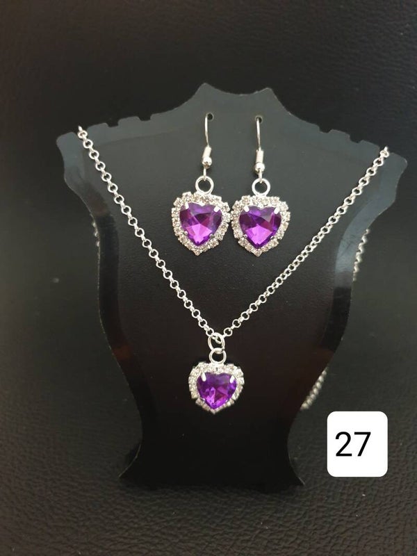 Parure fantaisie "Coeur" 27