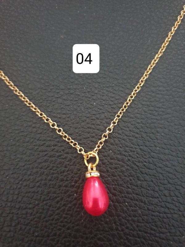 Collier fantaisie "Goutte" 04
