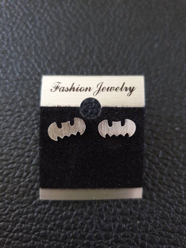 Boucles d'oreilles fantaisie "Chauve-souris"