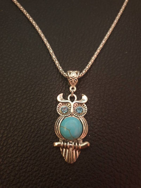 Collier fantaisie "Chouette"