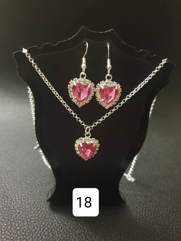 Parure fantaisie "Coeur" 18