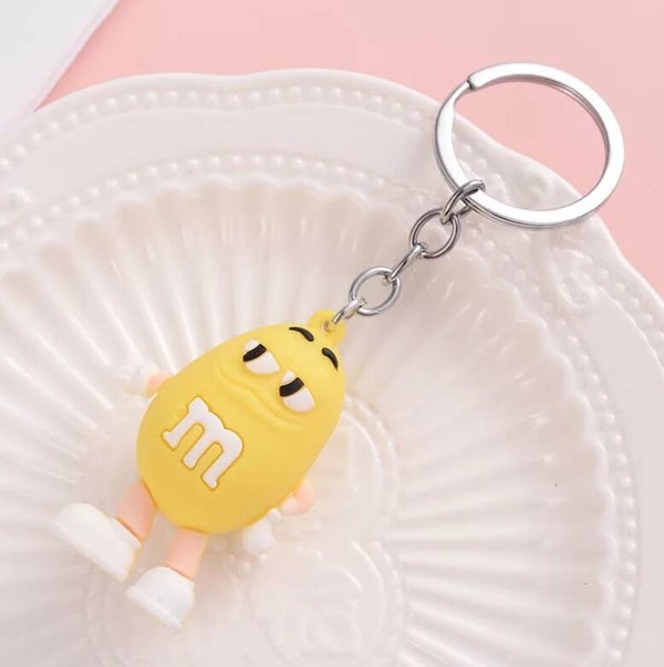 Porte-clés M&ms jaune