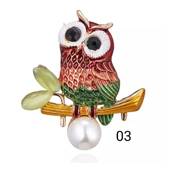 Broche "Chouette" 03 bis