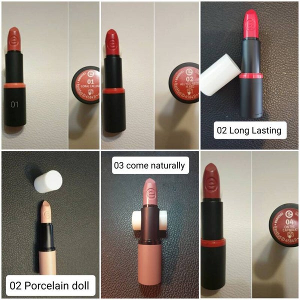 Lot 1 de 6 rouges à lèvres Essence