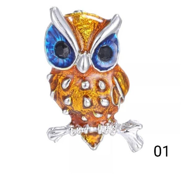 Broche "Chouette" 01