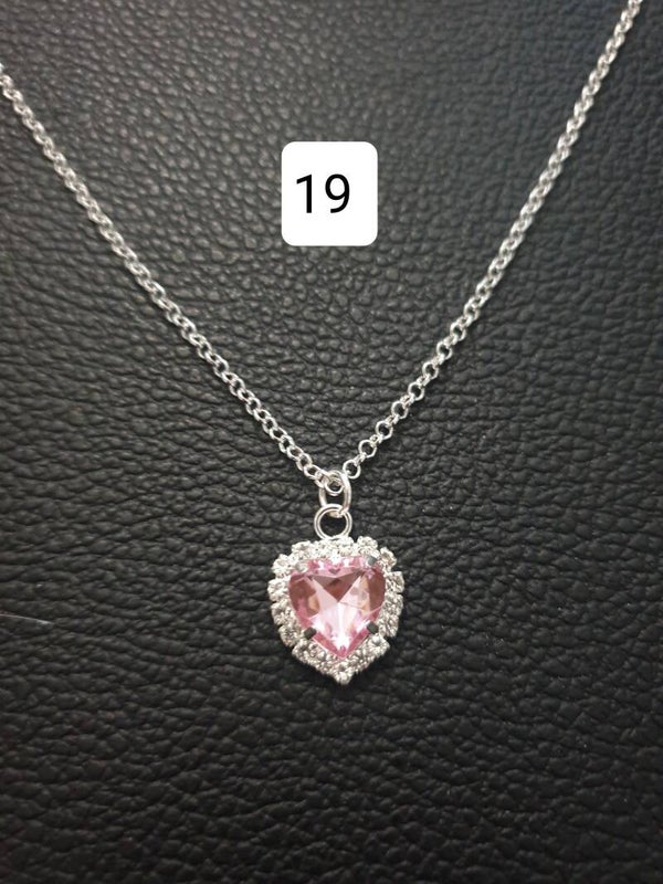 Collier "Cœur" 19 en acier inoxydable