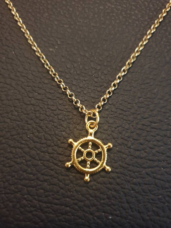 Collier fantaisie "Gouvernail"