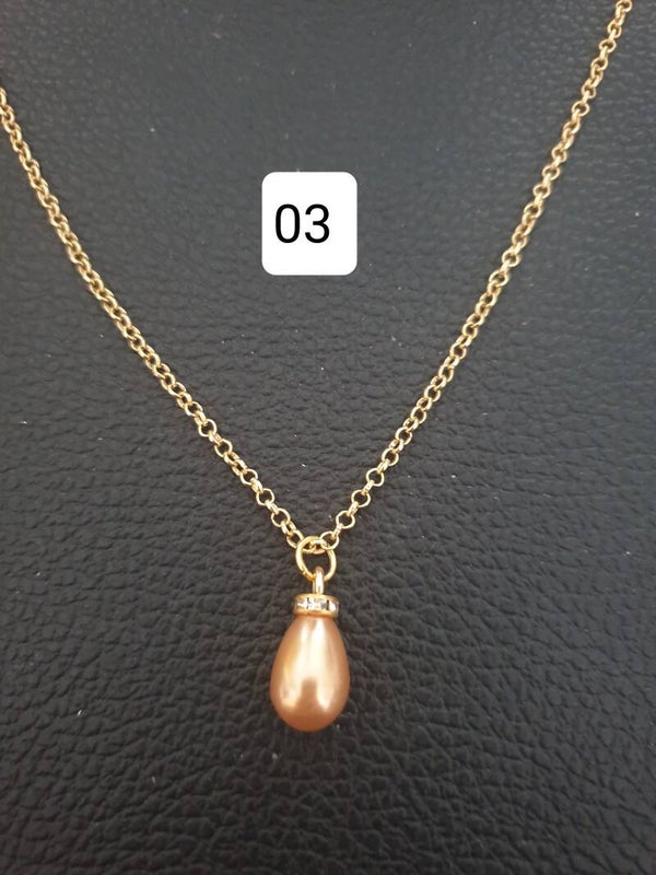 Collier fantaisie "Goutte" 03