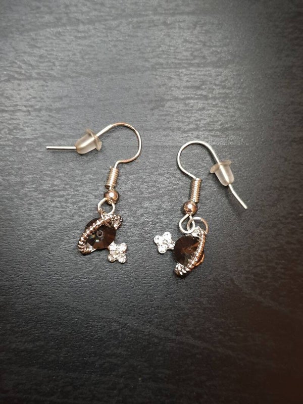 Boucles d'oreilles fantaisie "Planète"